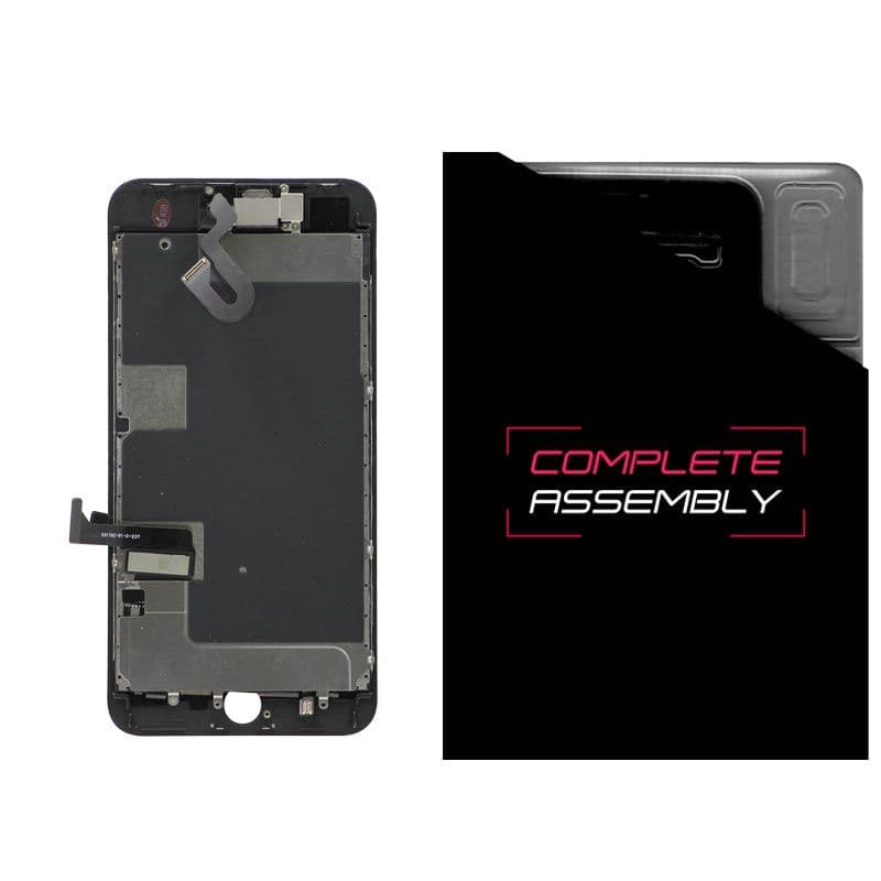 Complete Assembly - LCD Screen and Digitizer Assembly for iPhone 8 Plus (Front Camera / Prox Sensor / Earspeaker Pre-Installed) (Black)