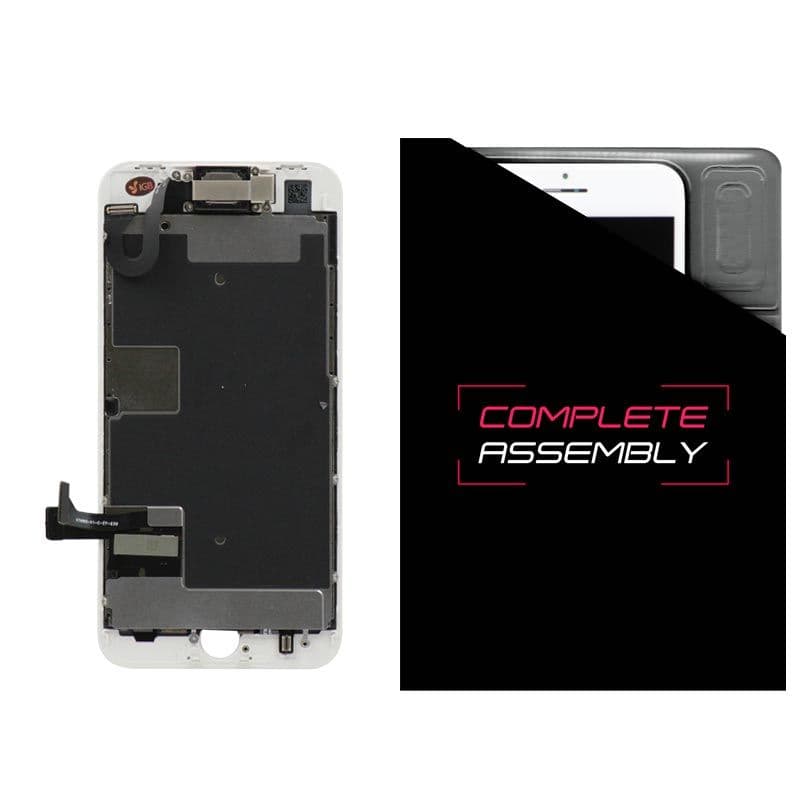 Complete Assembly - LCD Screen and Digitizer Assembly for iPhone 8 / SE (2020) (Front camera / Prox Sensor / Earspeaker Pre-Installed) (White)
