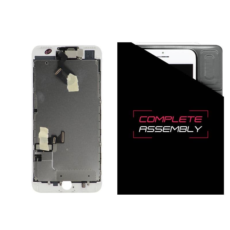 Complete Assembly - LCD Screen and Digitizer Assembly for iPhone 7 Plus (Front Camera / Prox Sensor / Earspeaker Pre-Installed) (White)
