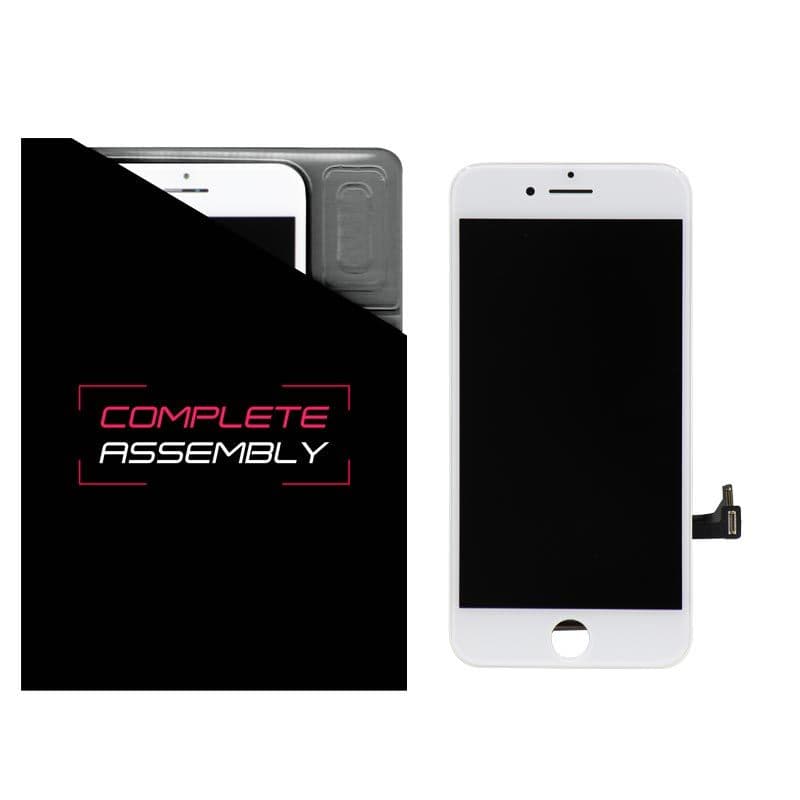 Complete Assembly - LCD Screen and Digitizer Assembly for iPhone 8 / SE (2020) (Front camera / Prox Sensor / Earspeaker Pre-Installed) (White)