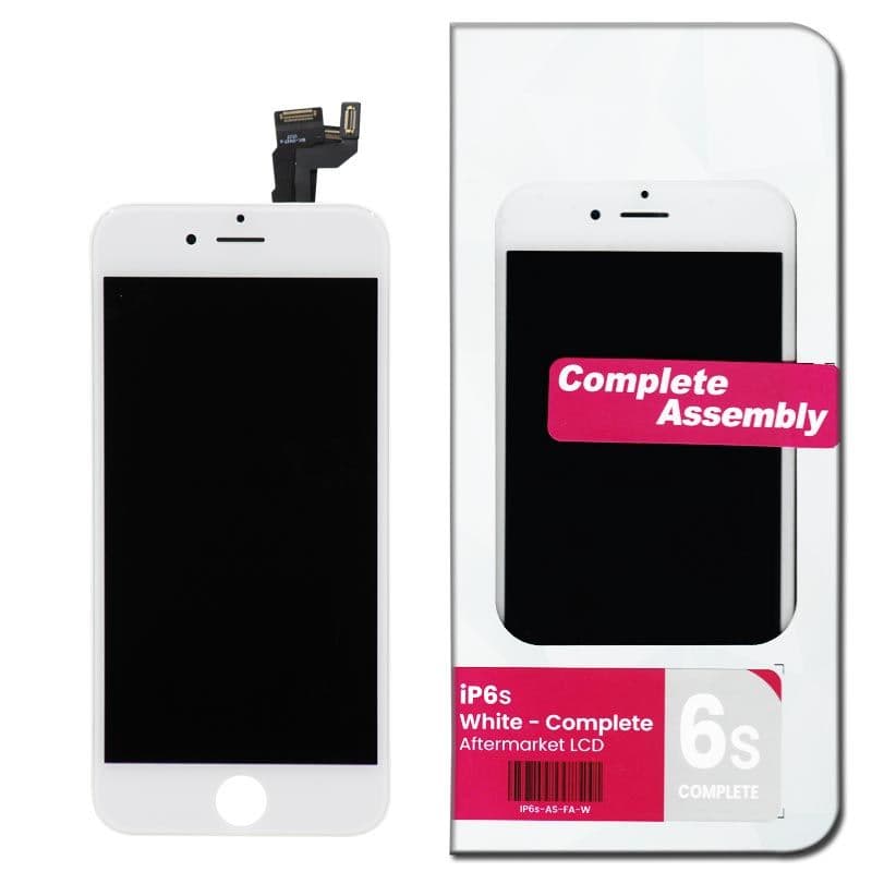 Complete Assembly - LCD Screen and Digitizer Assembly for iPhone 6S (Front Camera / Prox Sensor / Earspeaker Pre-Installed) (White)