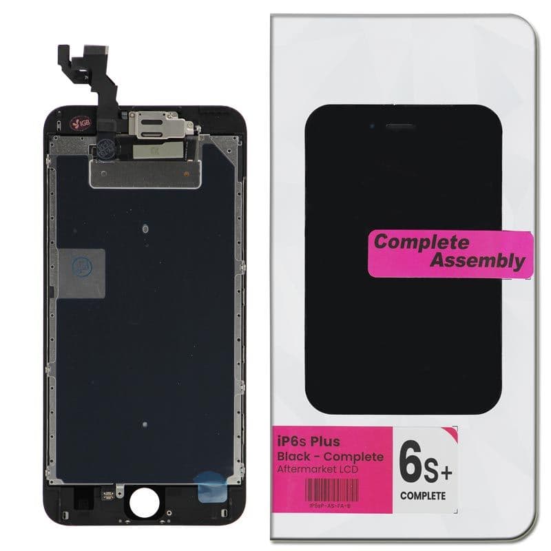 Complete Assembly - LCD Screen and Digitizer Assembly for iPhone 6S Plus (Front camera / Prox Sensor / Earspeaker Pre-Installed) (Black)