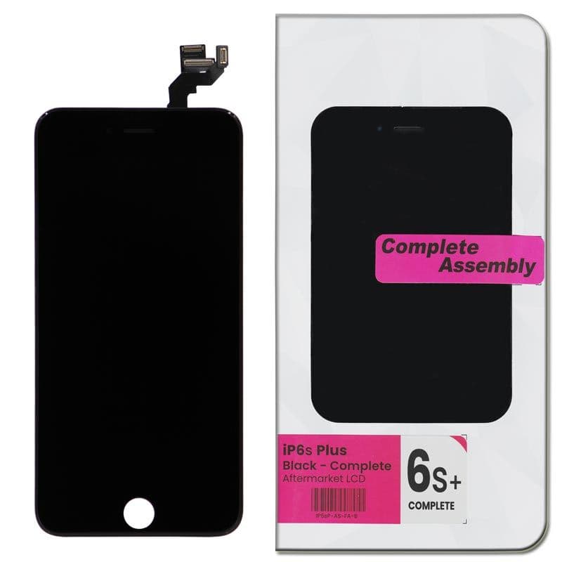 Complete Assembly - LCD Screen and Digitizer Assembly for iPhone 6S Plus (Front camera / Prox Sensor / Earspeaker Pre-Installed) (Black)