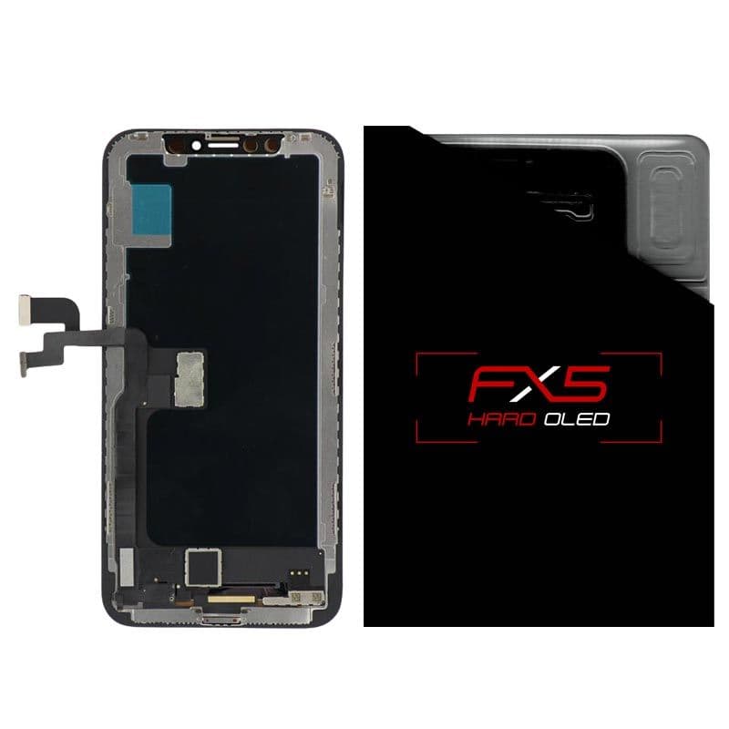 FX5 Hard OLED - Aftermarket OLED Screen Assembly for iPhone X (Black)