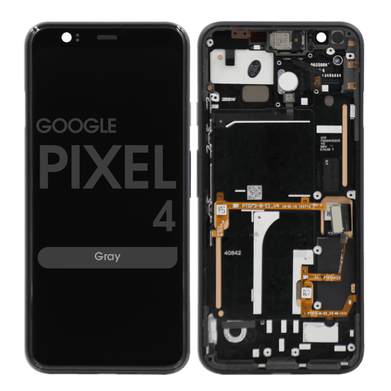 OLED Screen and Digitizer Assembly w/ Frame for Google Pixel 4 (Gray)