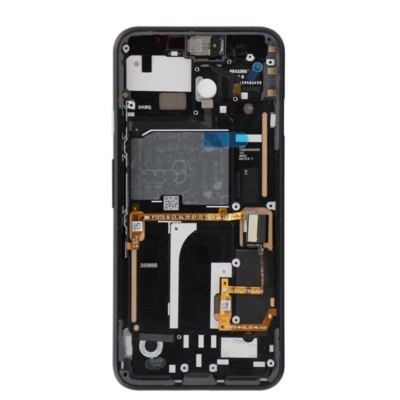OLED Screen and Digitizer Assembly w/ Frame for Google Pixel 4 (White)