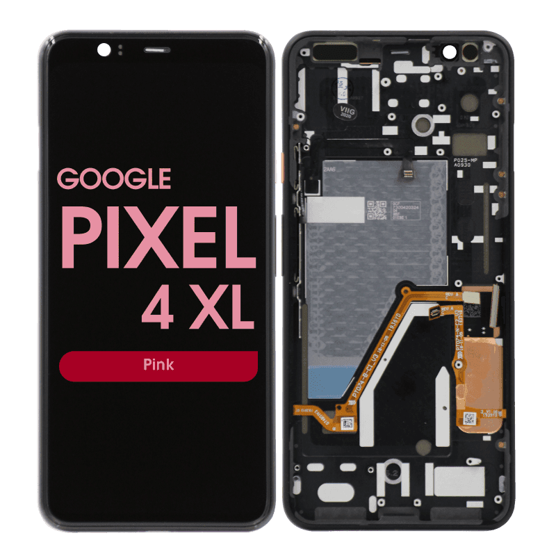 OLED Screen and Digitizer Assembly w/ Frame for Google Pixel 4 XL (Pink)