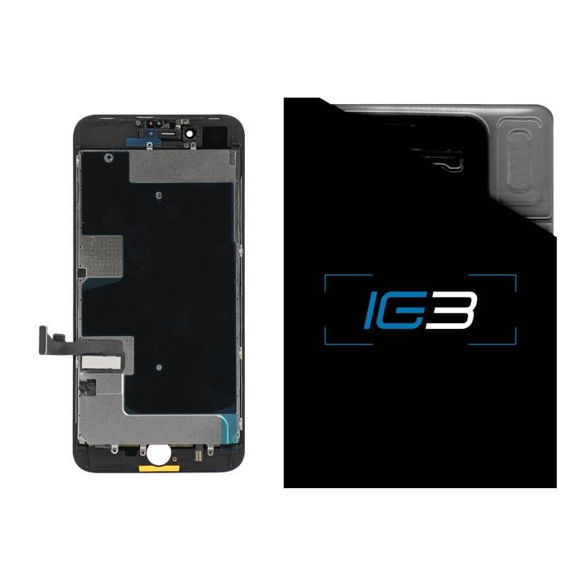 IG3 - Aftermarket LCD Screen and Digitizer Assembly for iPhone 8 Plus (Black)