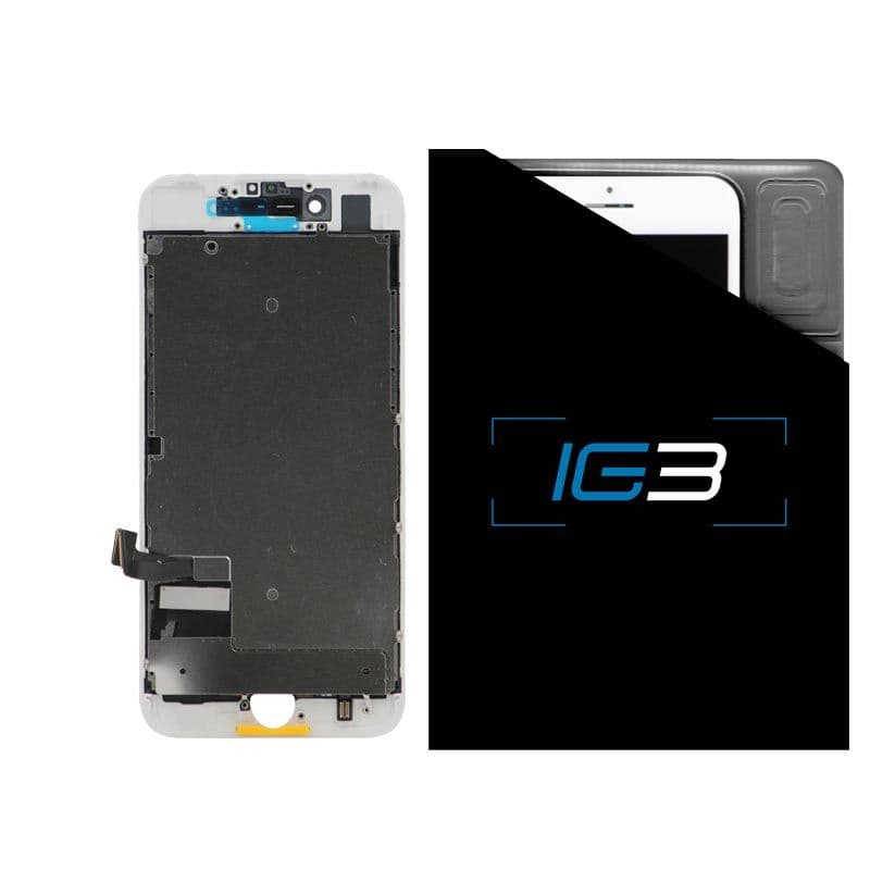 IG3 - Aftermarket LCD Screen and Digitizer Assembly for iPhone 7 (White)