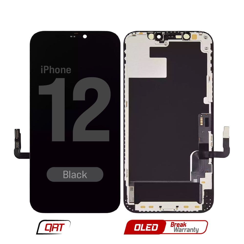 FX5 Soft OLED QRT - Aftermarket OLED Screen Assembly for iPhone 12 / 12 Pro (Quick Repair Technology) (Black)