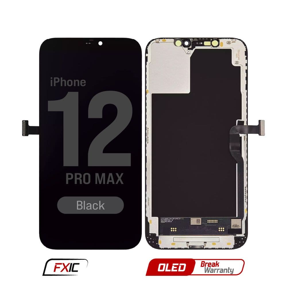 FX5 Soft OLED - Aftermarket OLED Screen Assembly for iPhone 12 Pro Max (Black) (IC Swappable)