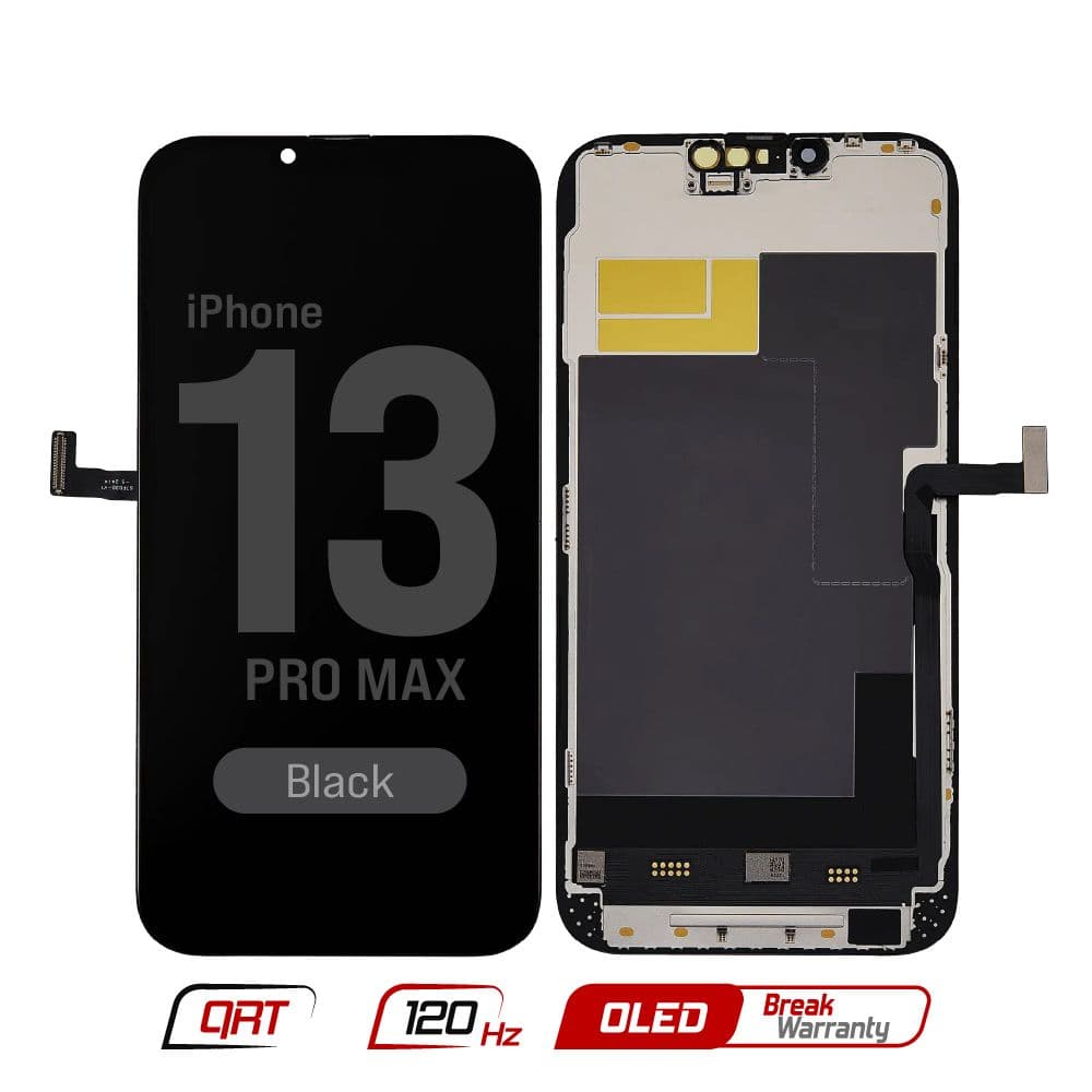 FX5 Soft OLED 120Hz QRT - Aftermarket OLED Screen and Digitizer Assembly for iPhone 13 Pro Max (Quick Repair Technology) (Black)