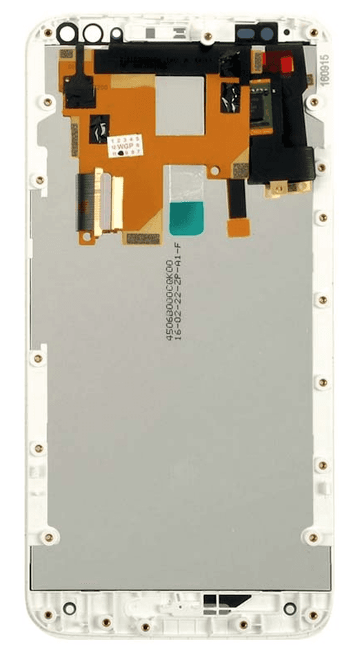 LCD Screen and Digitizer Assembly w/ Frame for Motorola Moto X Style / Pure (White)