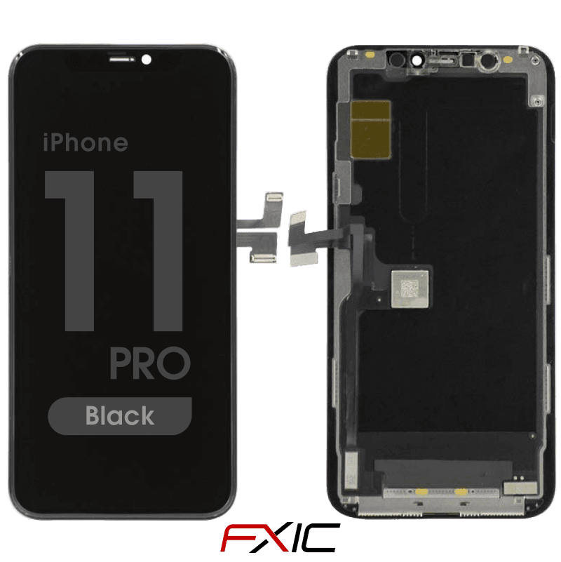 Incell - Aftermarket LCD Screen Assembly for iPhone 11 Pro (FX IC Functionality Enabled) (Black)
