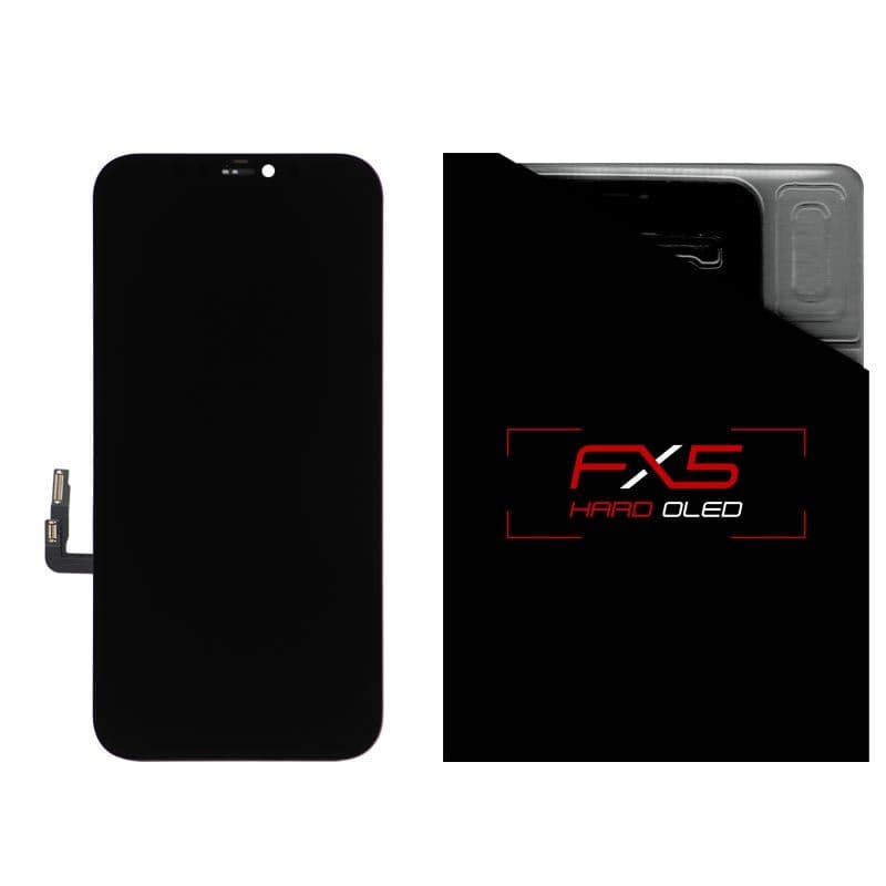 FX5 Hard OLED - Aftermarket OLED Screen Assembly for iPhone 12 / 12 Pro (Black)