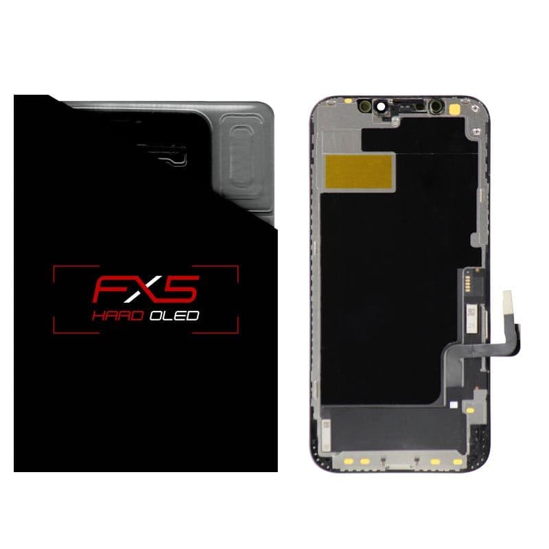 FX5 Hard OLED - Aftermarket OLED Screen Assembly for iPhone 12 / 12 Pro (Black)