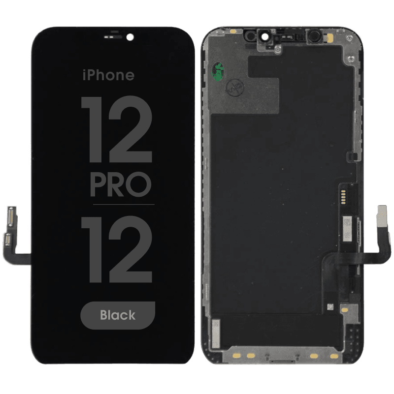 Premium Refurbished - OLED Screen Assembly for iPhone 12 / 12 Pro (Black)