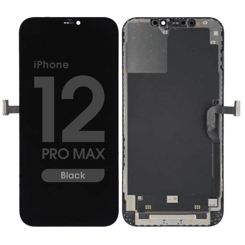 FX5 Hard OLED - Aftermarket LCD Screen and Digitizer Assembly for iPhone 12 Pro Max (Black)