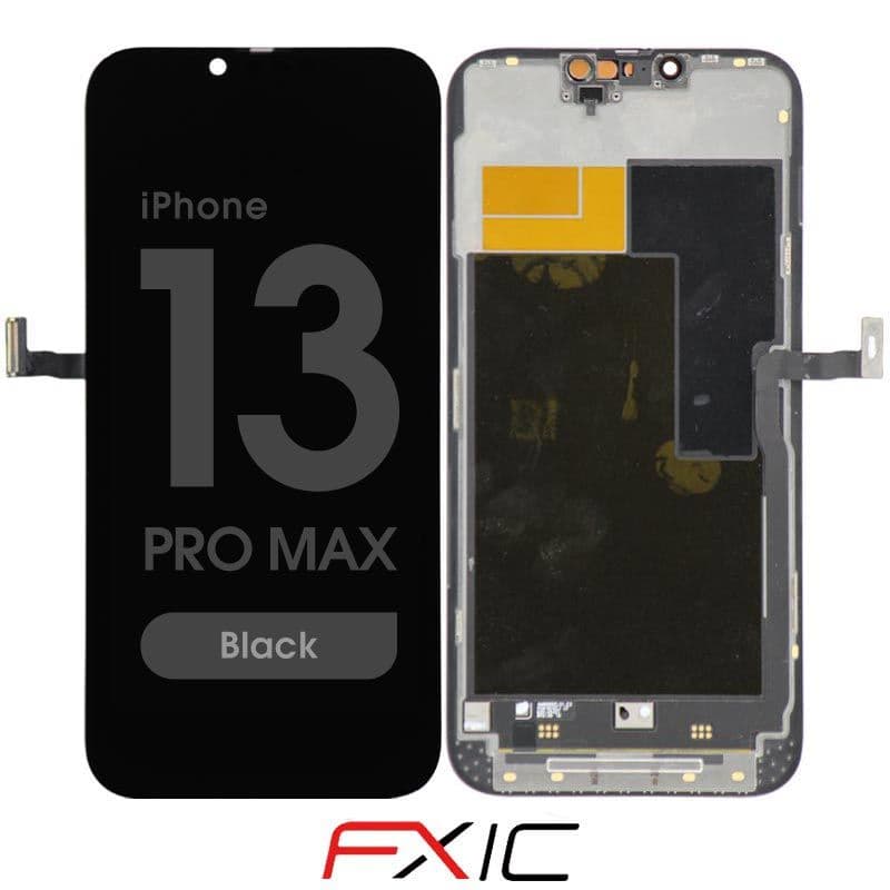 FX5 Soft OLED 120Hz - Aftermarket OLED Screen and Digitizer Assembly for iPhone 13 Pro Max (Black) (IC Swappable)
