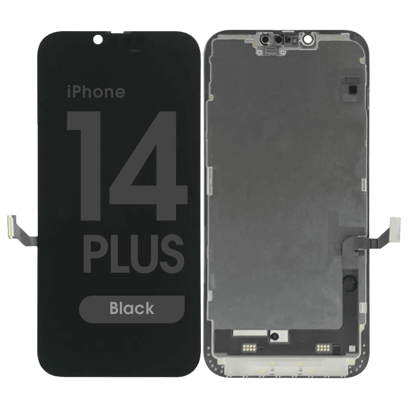 FX5 Hard OLED - Aftermarket OLED Screen and Digitizer Assembly for iPhone 14 Plus (Black)