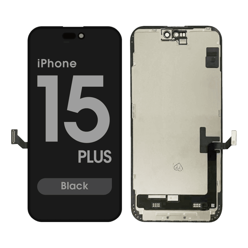 FX5 Incell - Aftermarket LCD Screen and Digitizer Assembly for iPhone 15 Plus (IC Swappable) (Black)