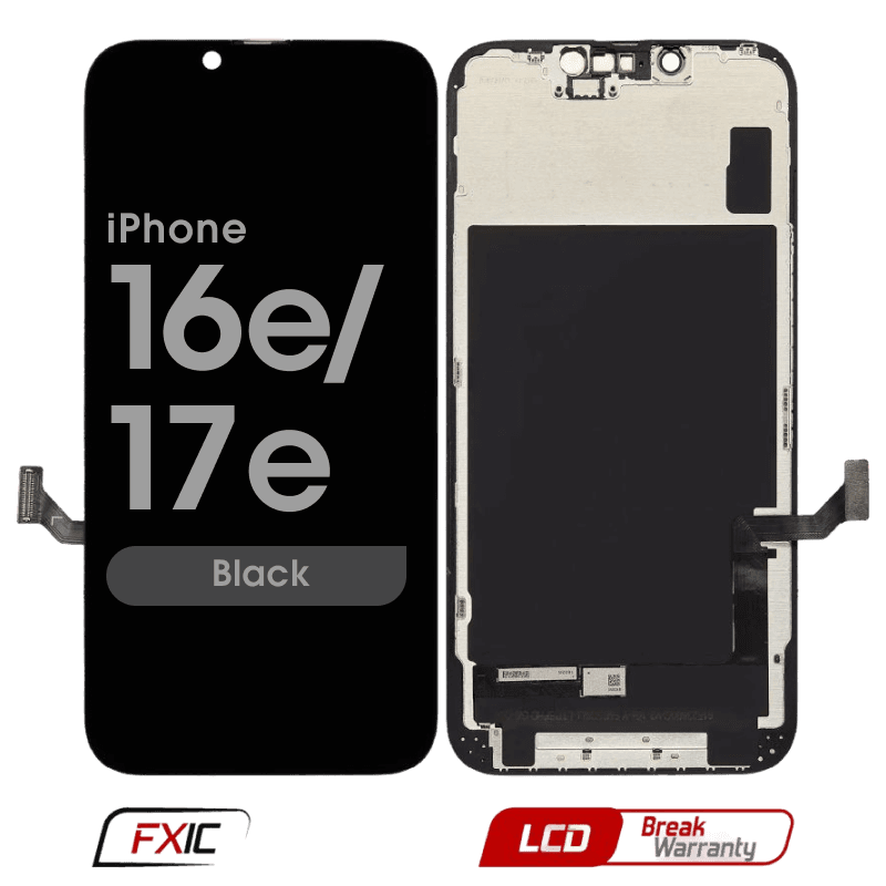 FX5 Incell - Aftermarket LCD Screen and Digitizer Assembly for iPhone 16e /17e (IC Swappable) (Black)