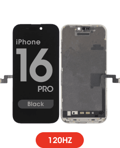 FX5 Soft OLED 120Hz QRT - Aftermarket OLED Screen and Digitizer Assembly for iPhone 16 Pro (Quick Repair Technology) (Black)