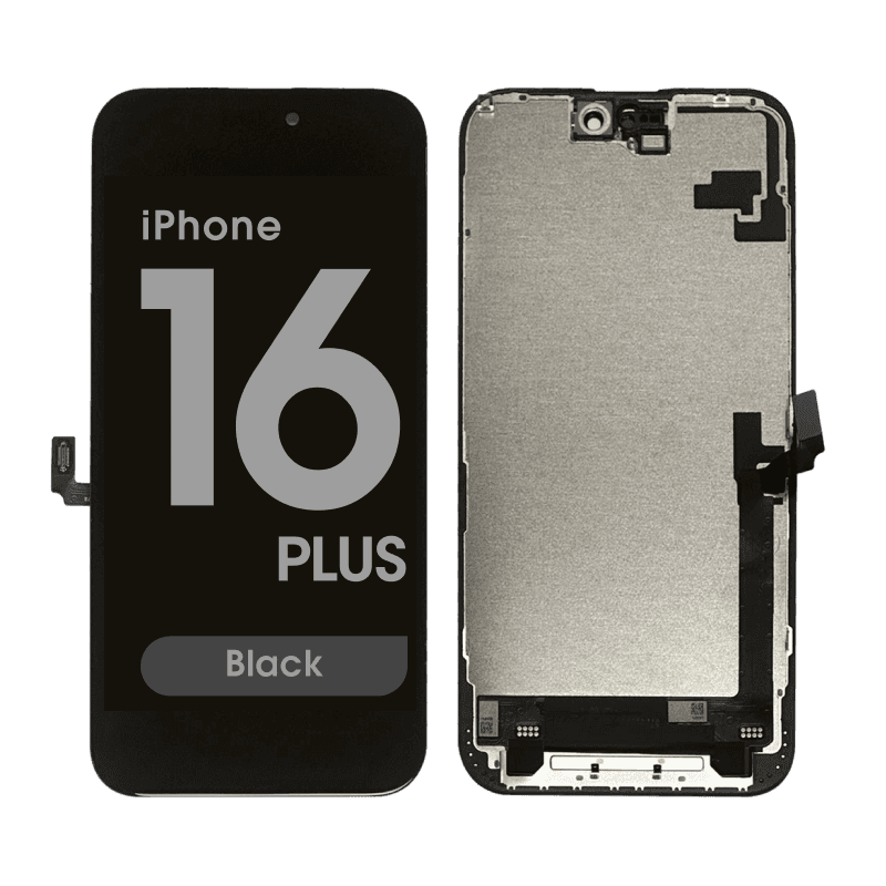 IG3 Soft OLED - Aftermarket OLED Screen and Digitizer Assembly for iPhone 16 Plus (Black)