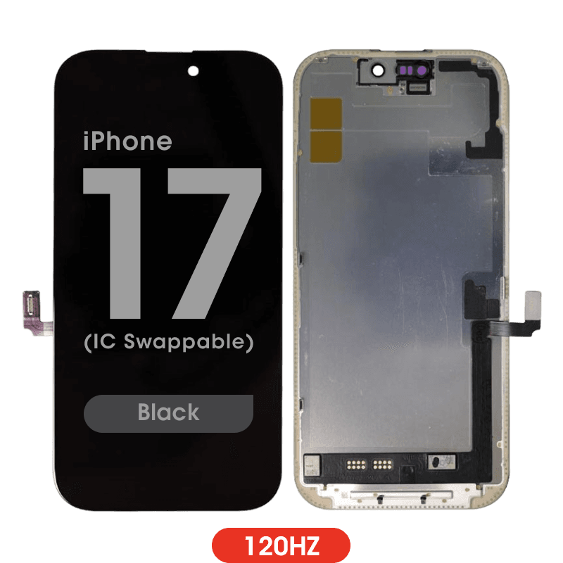 FX5 Incell 120Hz - Aftermarket LCD Screen and Digitizer Assembly for iPhone 17 (IC Swappable) (Black)
