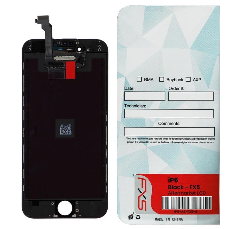FX5 - Aftermarket LCD Screen and Digitizer Assembly for iPhone 6 (Black)