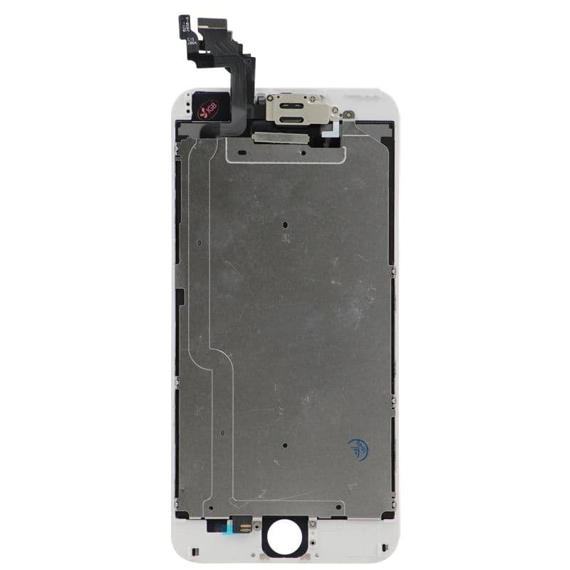 Complete Assembly - LCD Screen and Digitizer Assembly for iPhone 6 Plus (Front camera / Prox Sensor / Earspeaker Pre-Installed) (White)