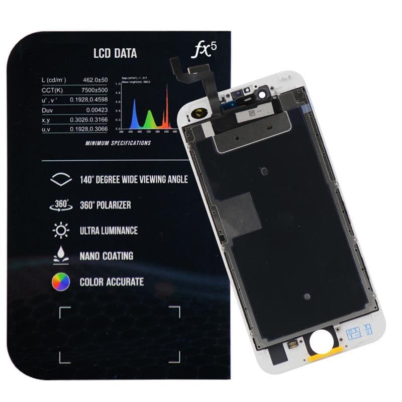 FX5 - Aftermarket LCD Screen and Digitizer Assembly for iPhone 6S (White)