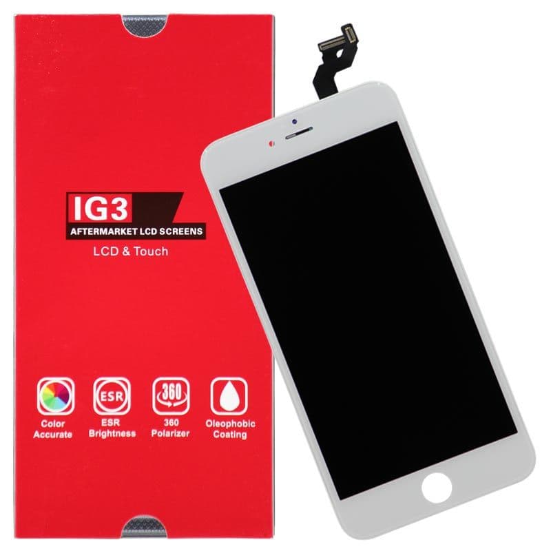 IG3 - Aftermarket LCD Screen and Digitizer Assembly for iPhone 6S Plus (White)