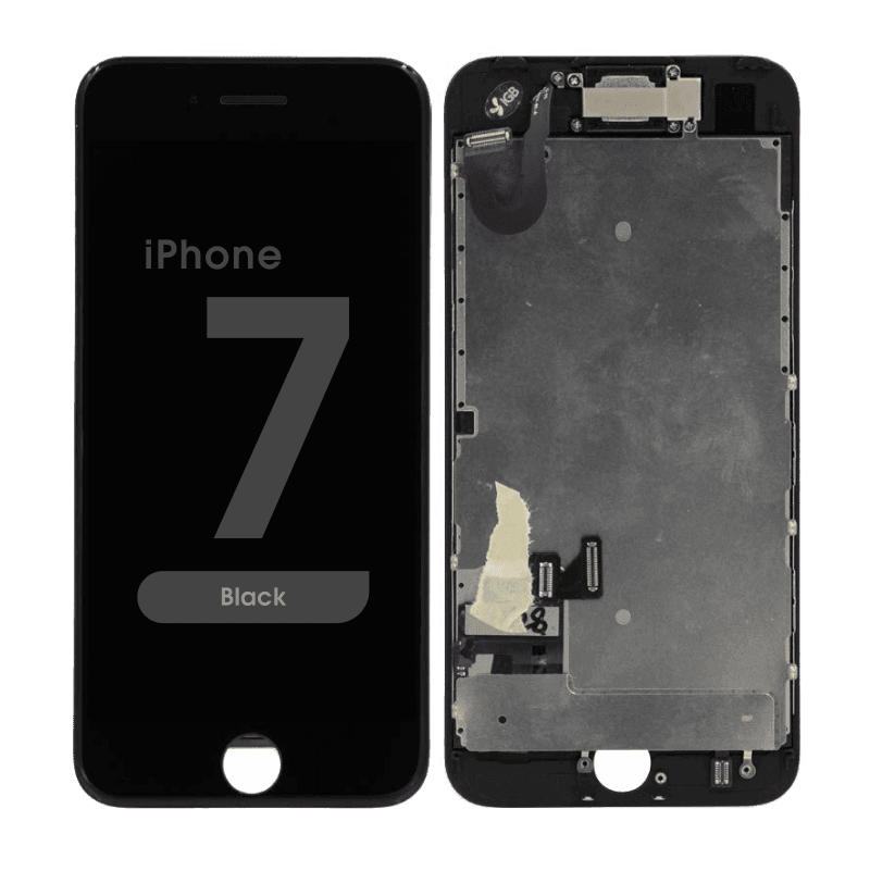 Complete Assembly - LCD Screen and Digitizer Assembly for iPhone 7 (Front Camera / Prox Sensor / Earspeaker Pre-Installed) (Black)