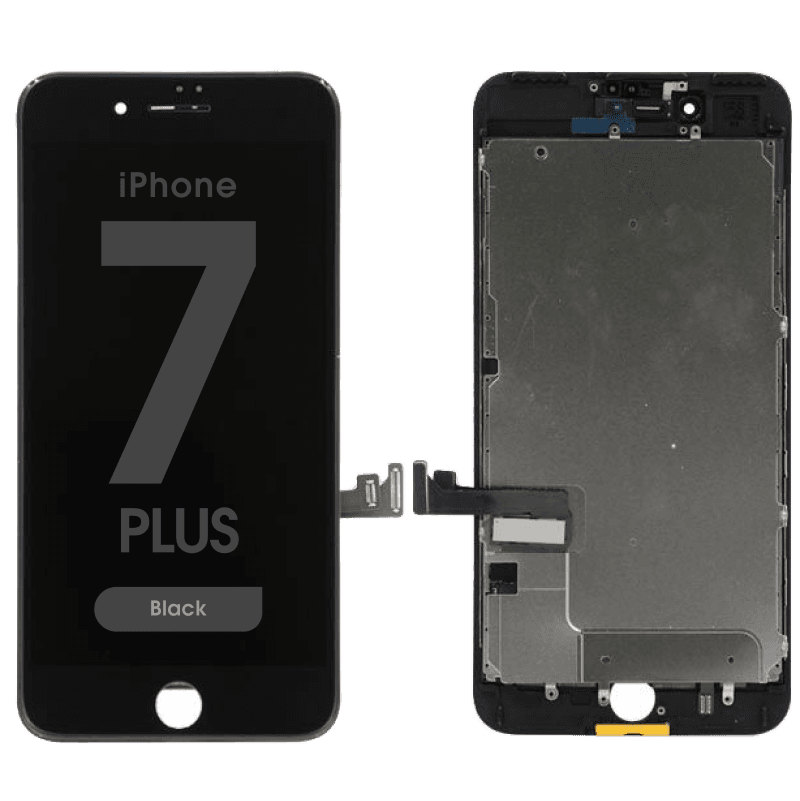 Premium Refurbished - LCD Screen and Digitizer Assembly for iPhone 7 Plus (Black)