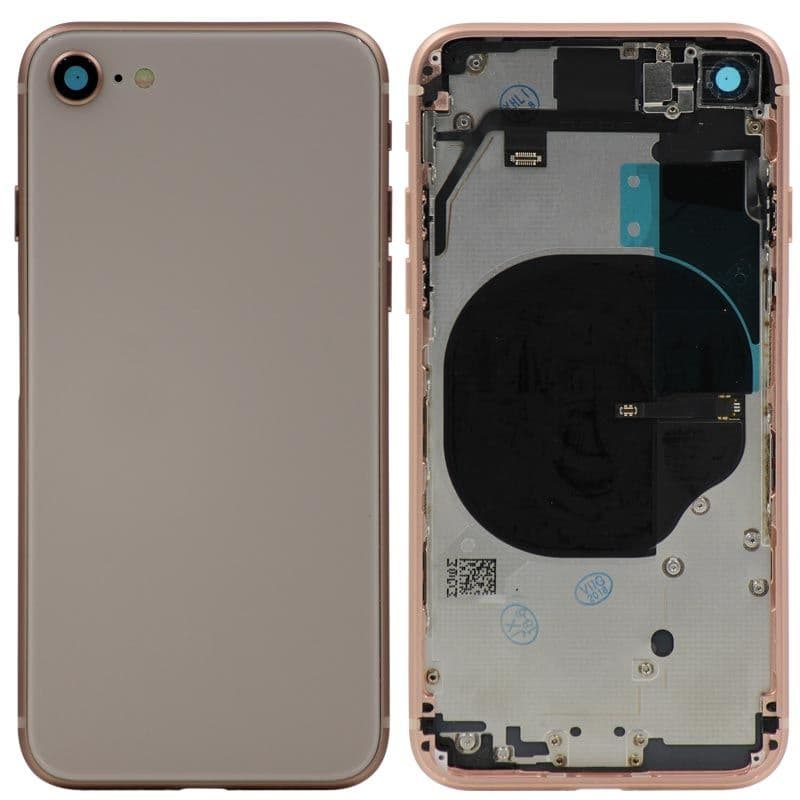 Back Housing for iPhone 8 (No Logo) (Gold)