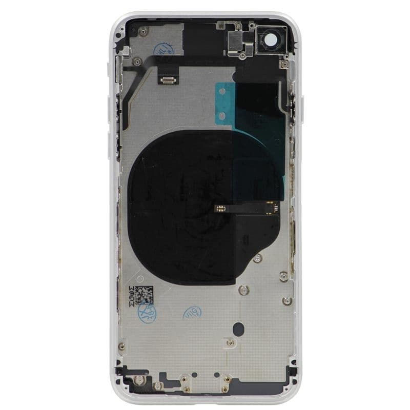 Back Housing for iPhone 8 (No Logo) (White)