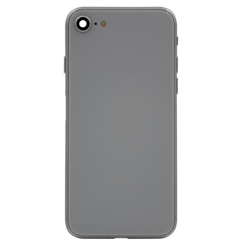 Back Housing for iPhone 8 (No Logo) (White)
