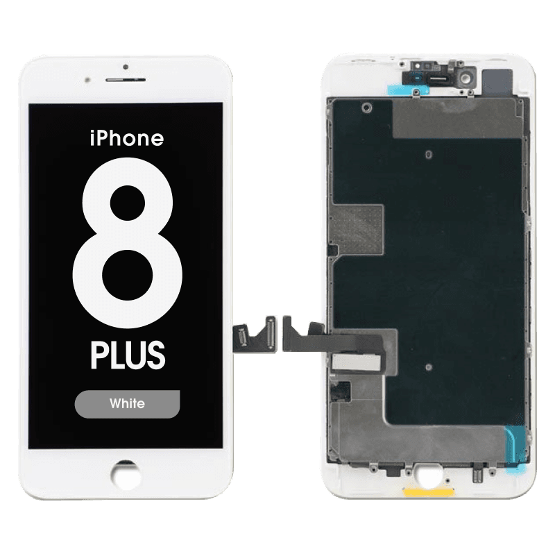 Premium Refurbished - LCD Screen and Digitizer Assembly for iPhone 8 Plus (White)