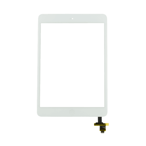 Premium w/ Home Button - Glass and Digitizer Touch Panel for iPad Mini 1 / iPad Mini 2 (White)