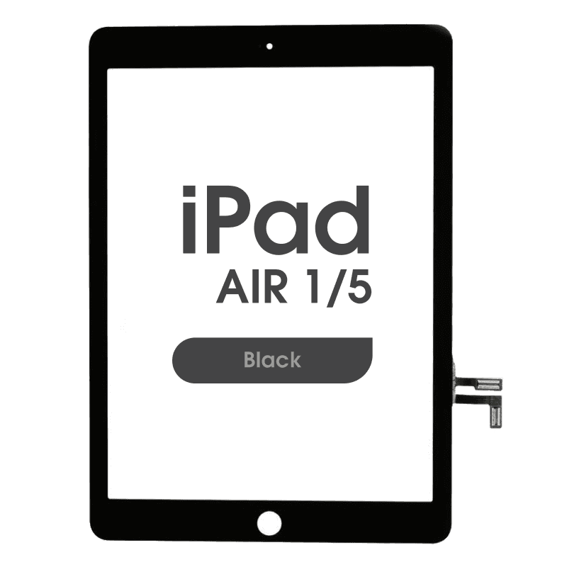 Aftermarket - Glass and Digitizer Touch Panel for iPad Air 1 / iPad 5 (Black)
