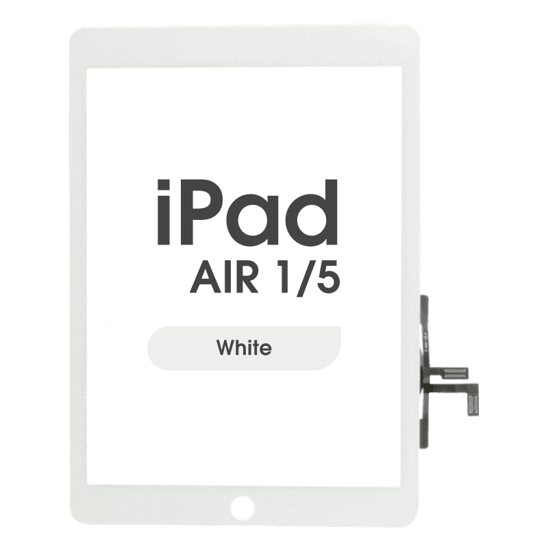 Aftermarket - Glass and Digitizer Touch Panel for iPad Air 1 / iPad 5 (White)