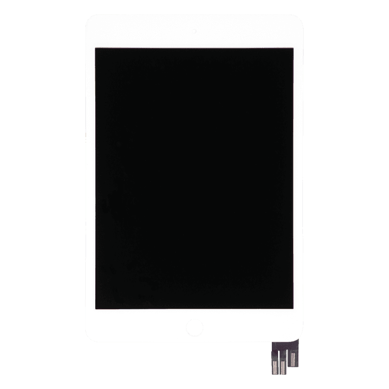 Premium Refurbished - Glass and Digitizer Full LCD Assembly for iPad Mini 5 (Sleep / Wake Flex Pre-Soldered) (White)