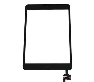 Aftermarket w/ Home Button - Glass and Digitizer Touch Panel for iPad Mini 1 / iPad Mini 2 (Black)