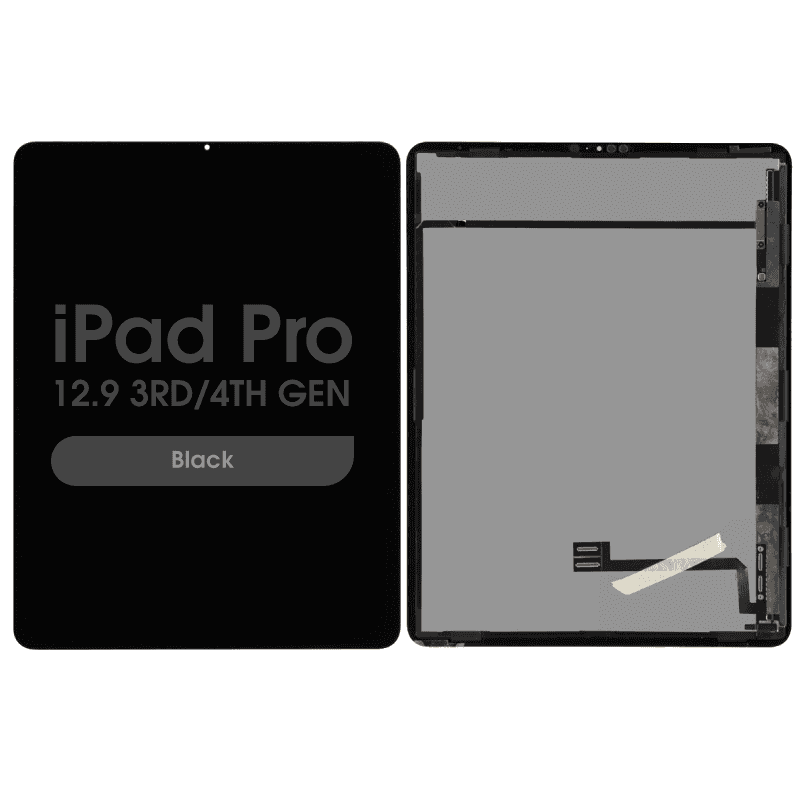 FX5 Fused - LCD Glass and Digitizer Complete Assembly for iPad Pro 12.9 3rd Gen / iPad Pro 12.9 4th Gen (Black) - Injured Gadgets