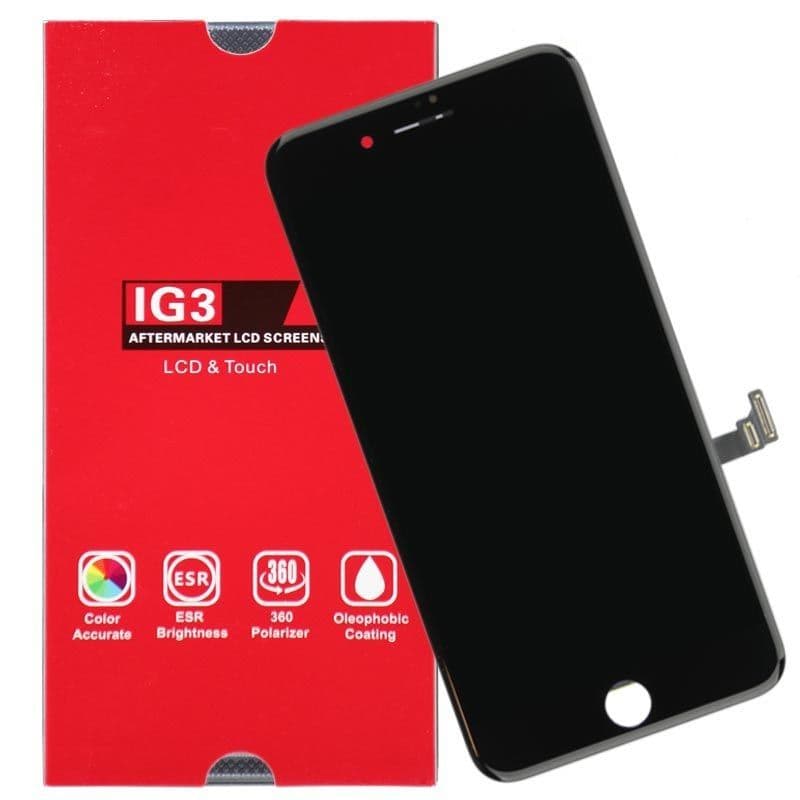 Aftermarket LCD Screen and Digitizer Assembly, Black, for iPhone 8 Plus (5.5")