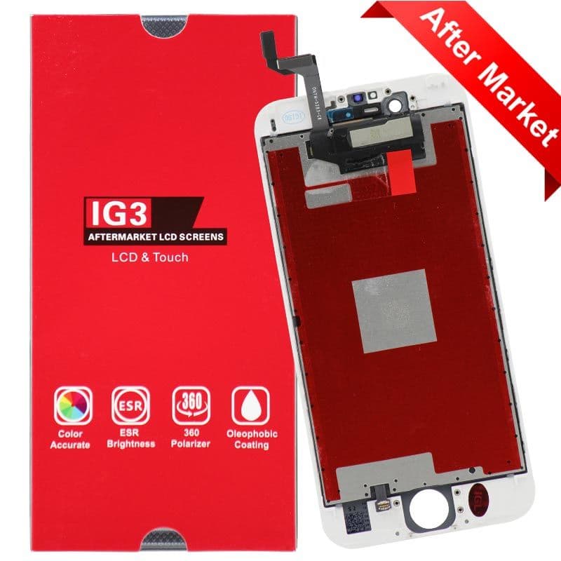 IG3 - Aftermarket LCD Screen and Digitizer Assembly for iPhone 6S (White)