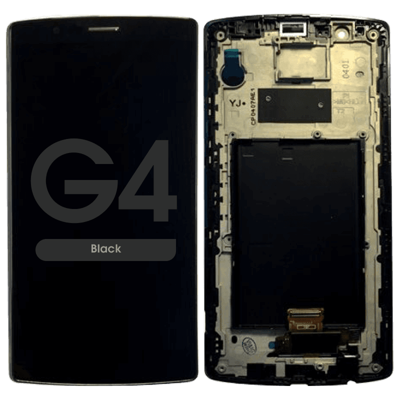 LCD Screen and Digitizer Assembly w/ Frame for LG G4 (Black)