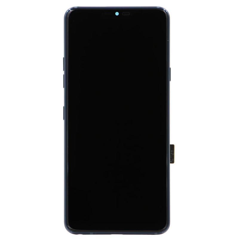 Premium - LCD Screen and Digitizer Assembly w/ Frame for LG G7 ThinQ (Blue)