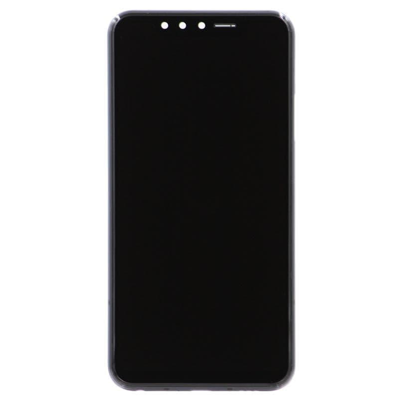 OLED Screen and Digitizer Assembly w/ Frame for LG G8S ThinQ (Mirror Black)